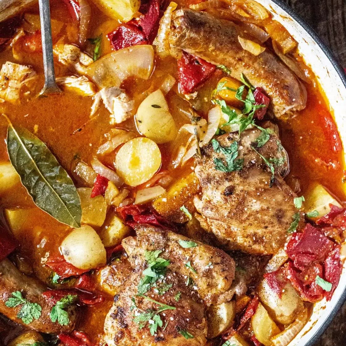 Chicken Basquaise