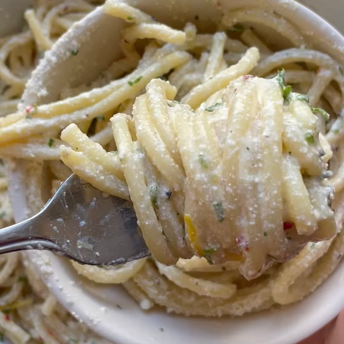 Lemon Ricotta pasta 