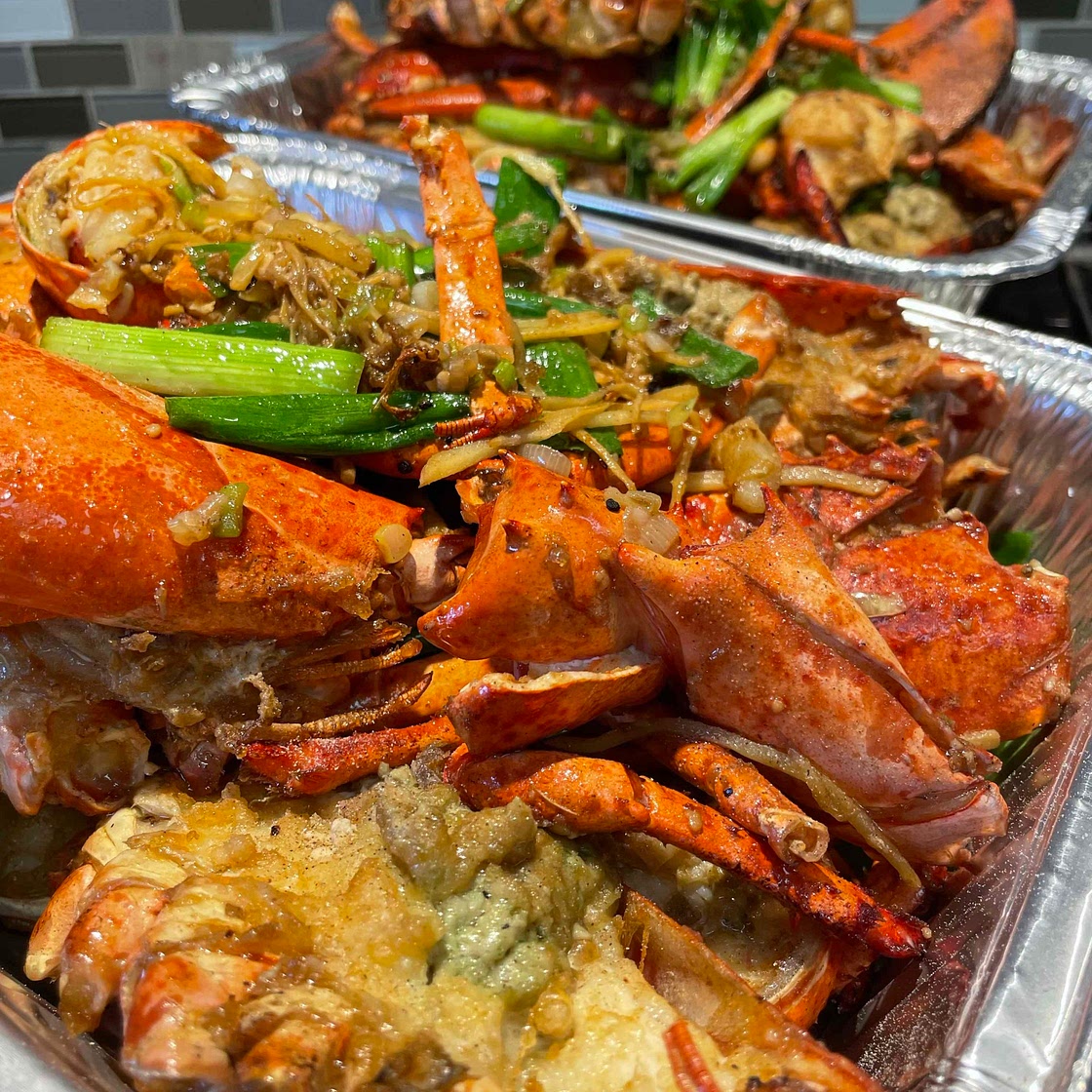 Ginger Scallions Lobster