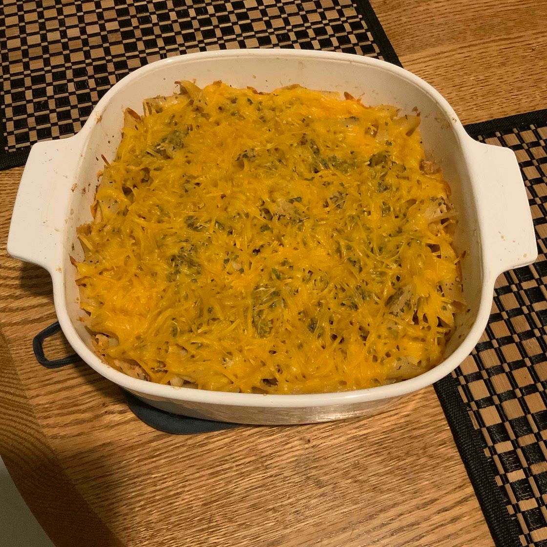 Chickpea pasta casserole 