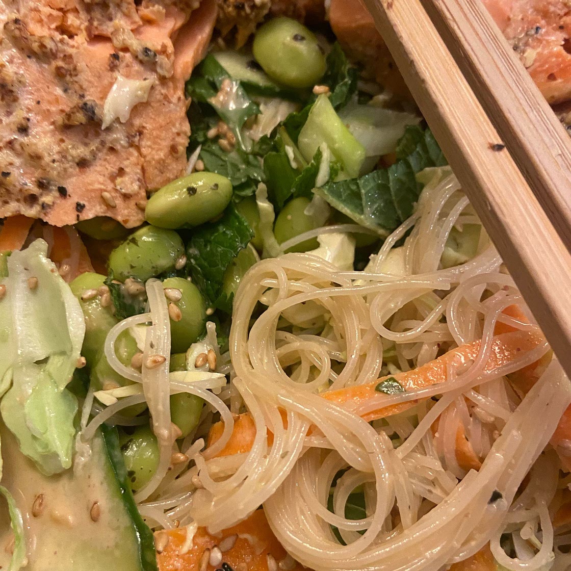 15 Minute Garlic Sesame Noodles