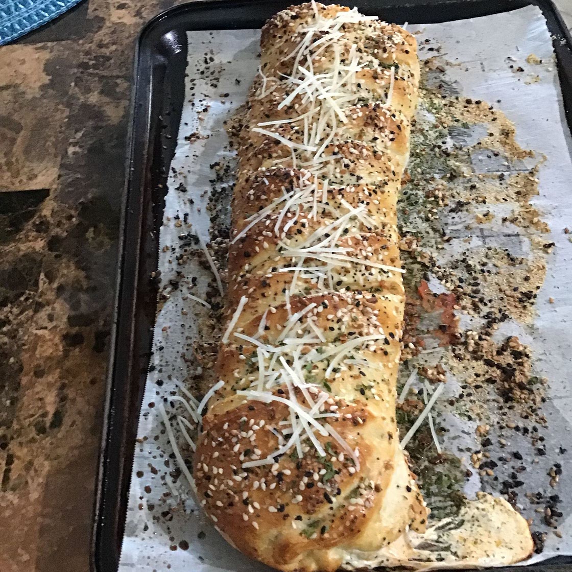 Everything Meatball Stromboli