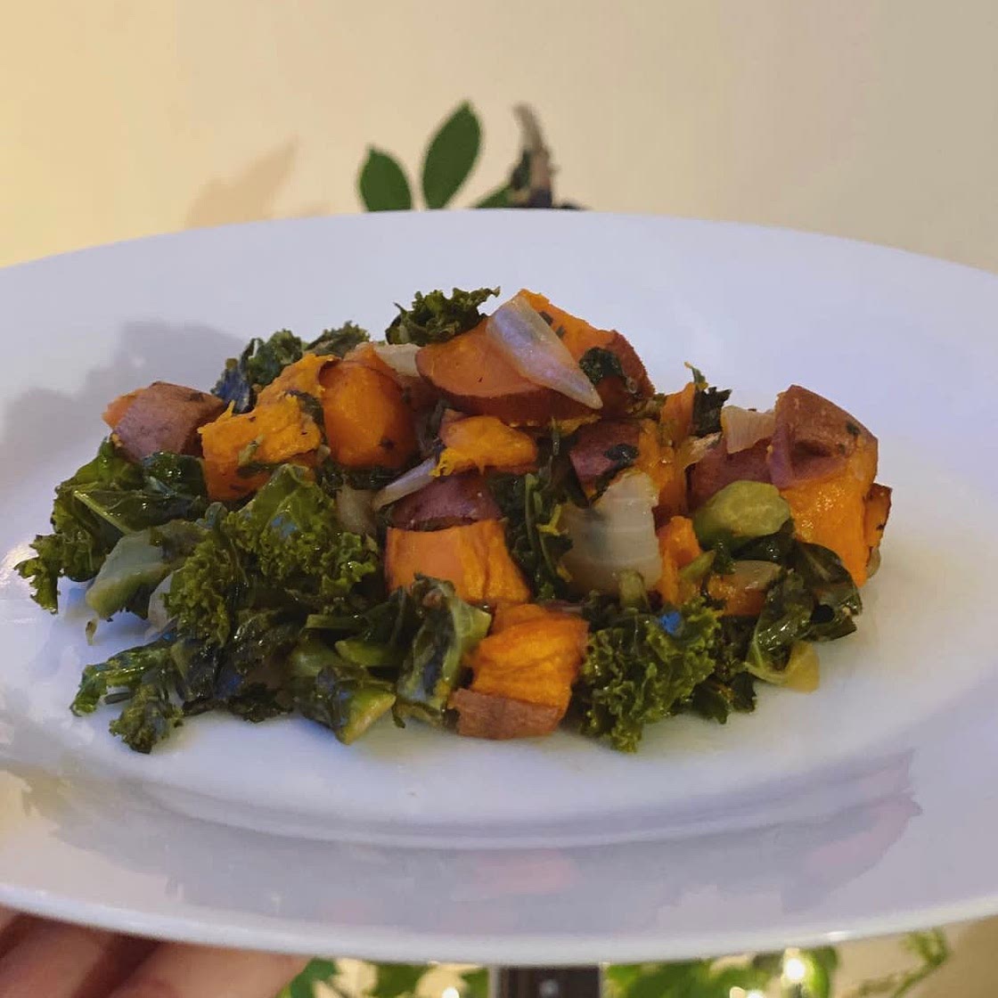 Kale & Sweet Potato Salad