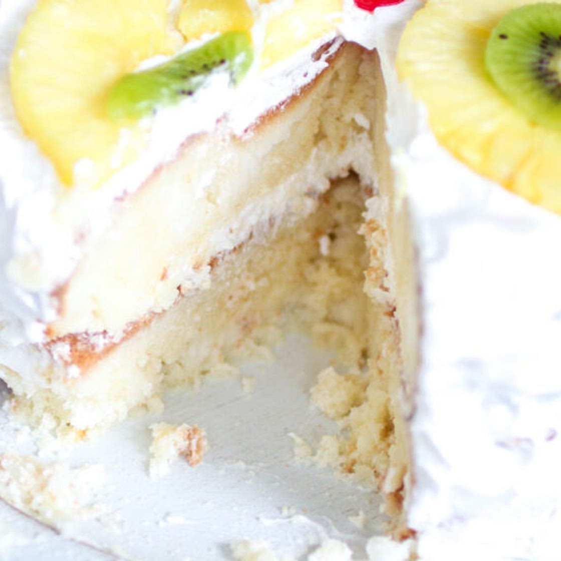 Tropical Layered Poke Cake