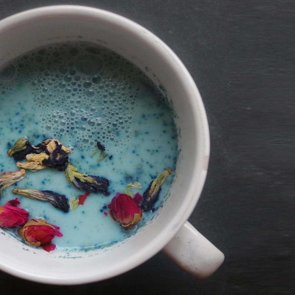 Full Moon Milk with Butterfly Pea Flowers & Coconut Sugar - Moody Moons
