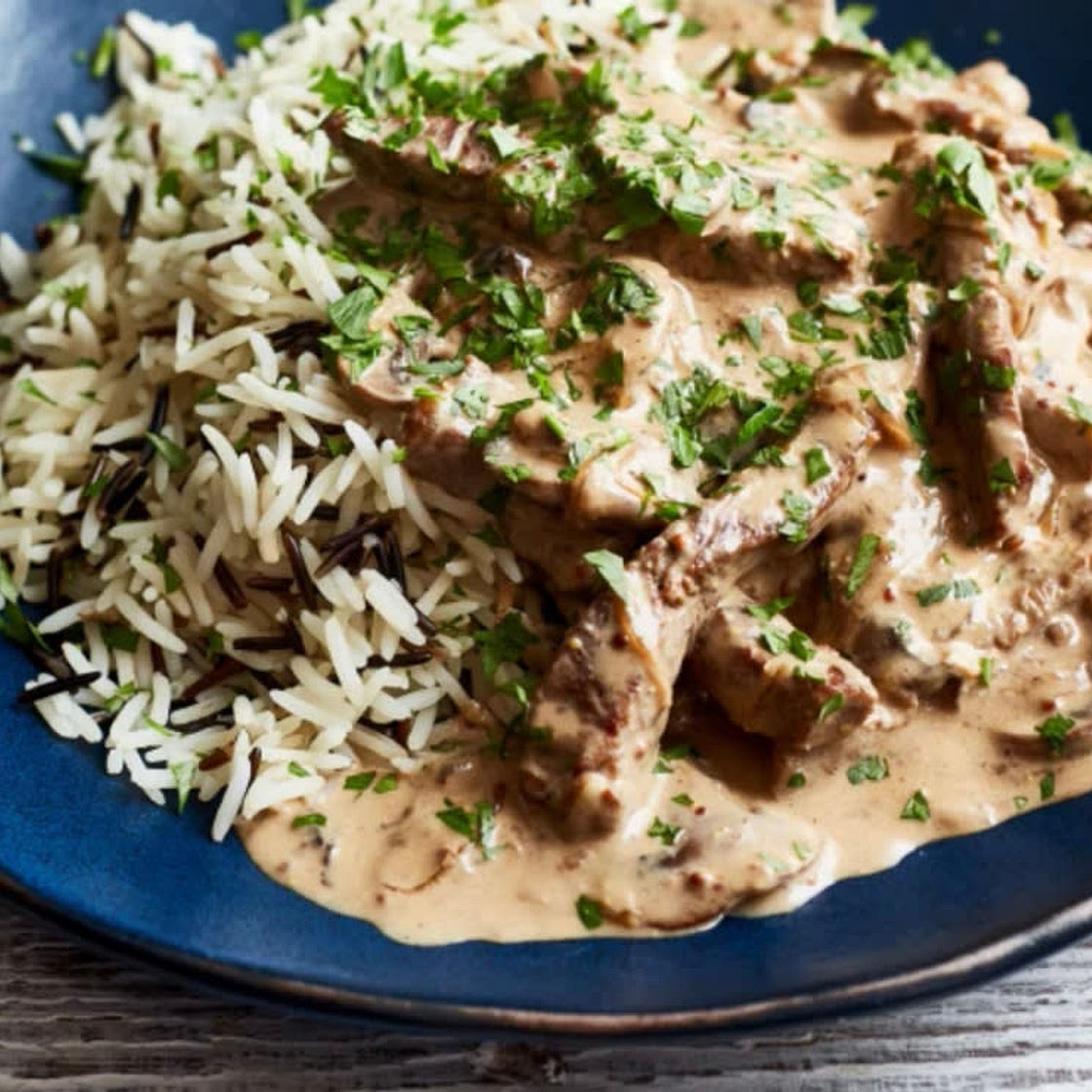 Beef Stroganoff
