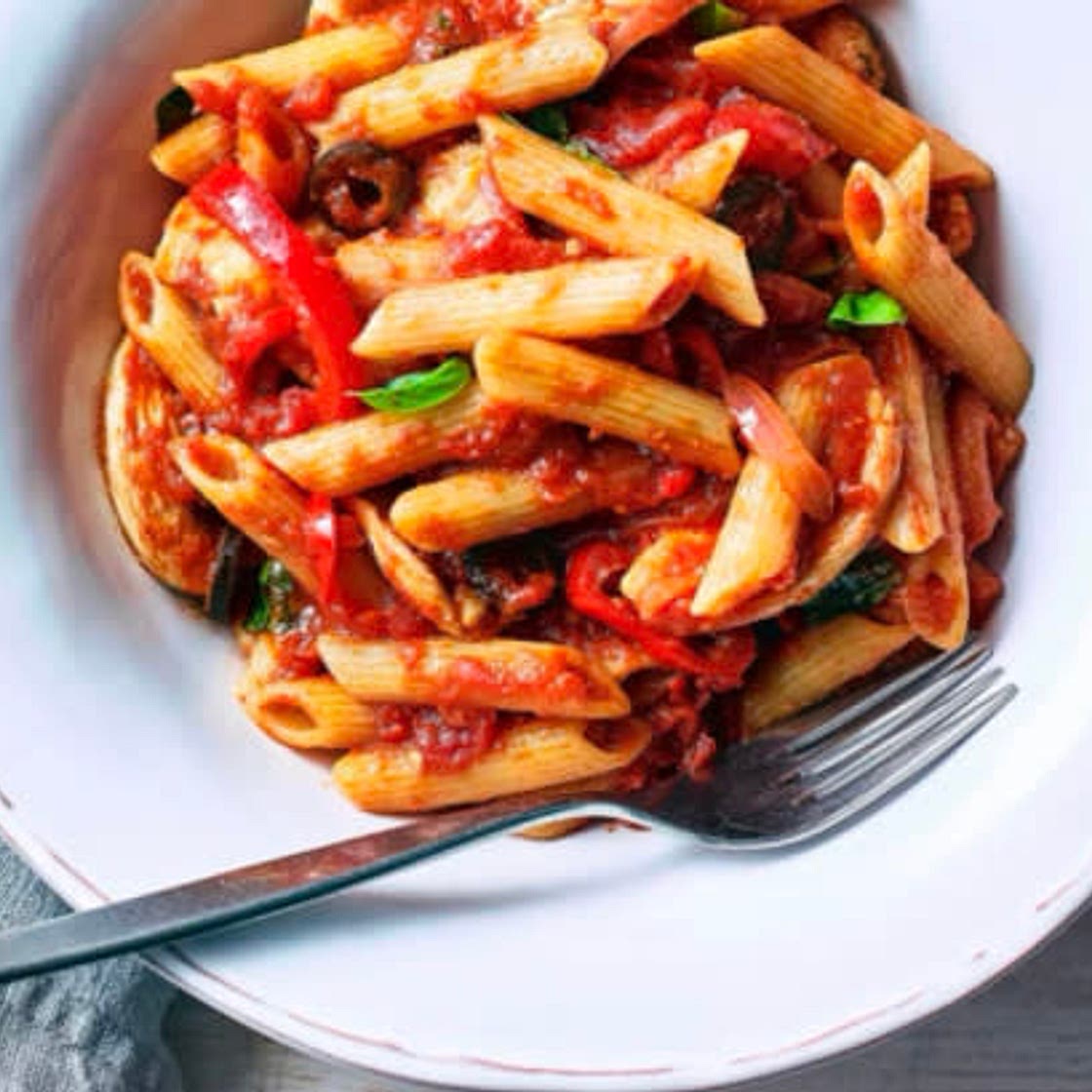 Chicken Arrabbiata with Penne