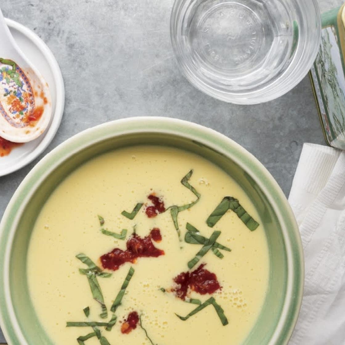 CORN AND COCONUT SOUP