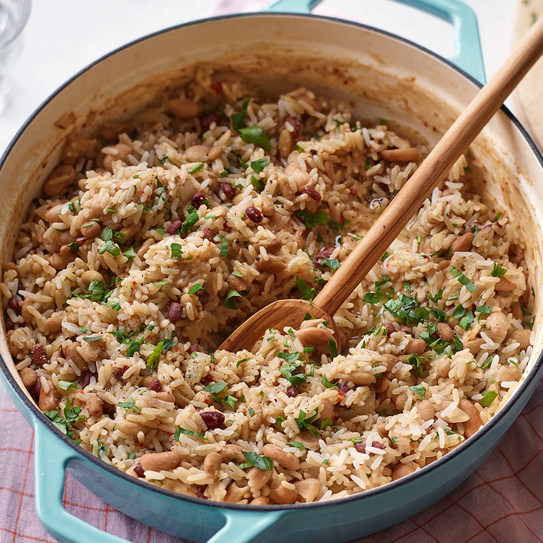 Budget beans pulao
