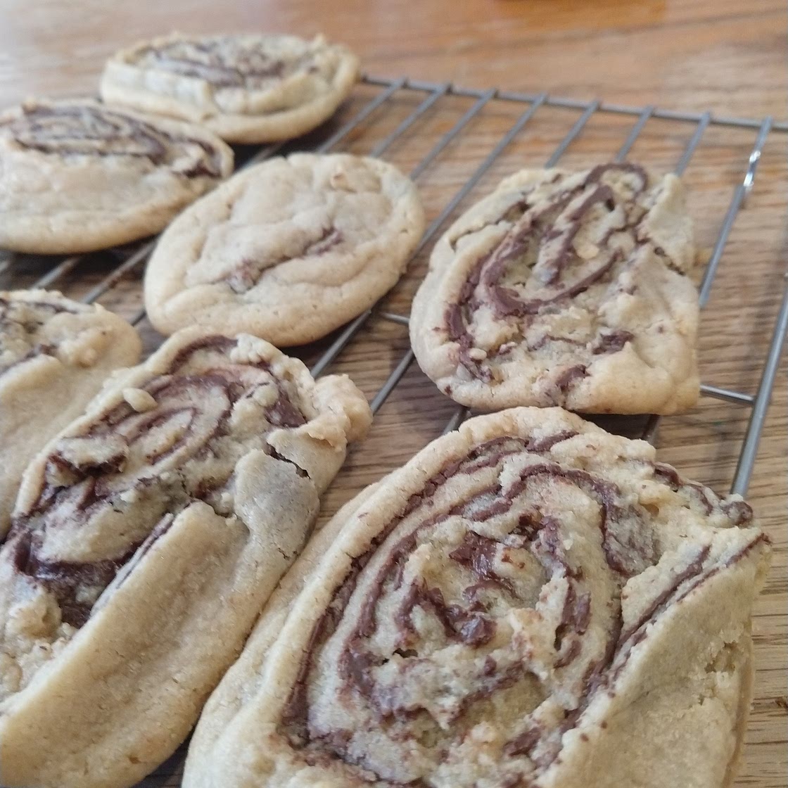 Peanut chocolate whirl
