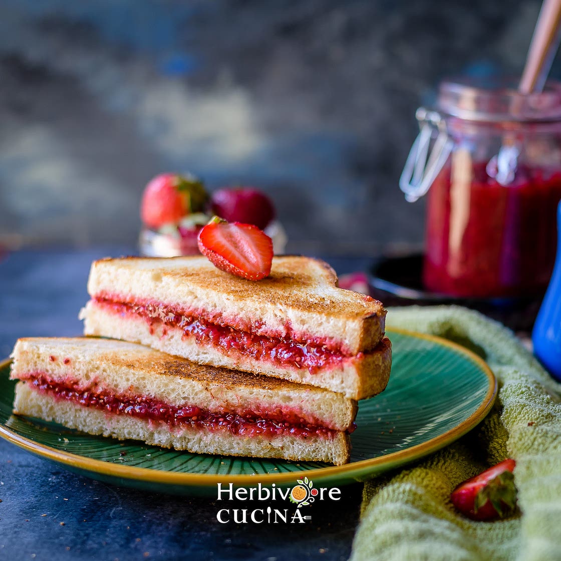 Instant Pot Strawberry Chia Jam - Herbivore Cucina