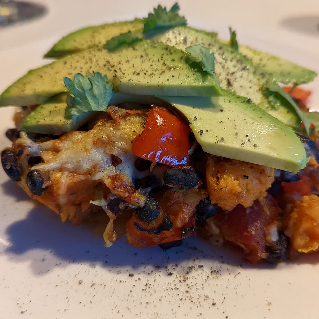 Sweet Potato Black Bean Casserole