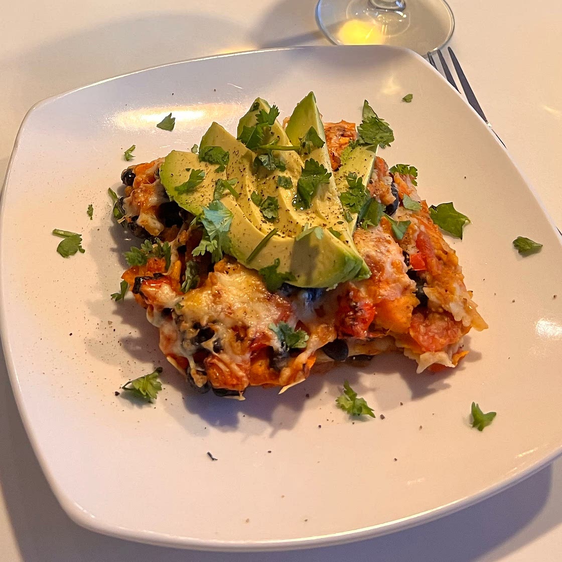 Sweet Potato Black Bean Casserole