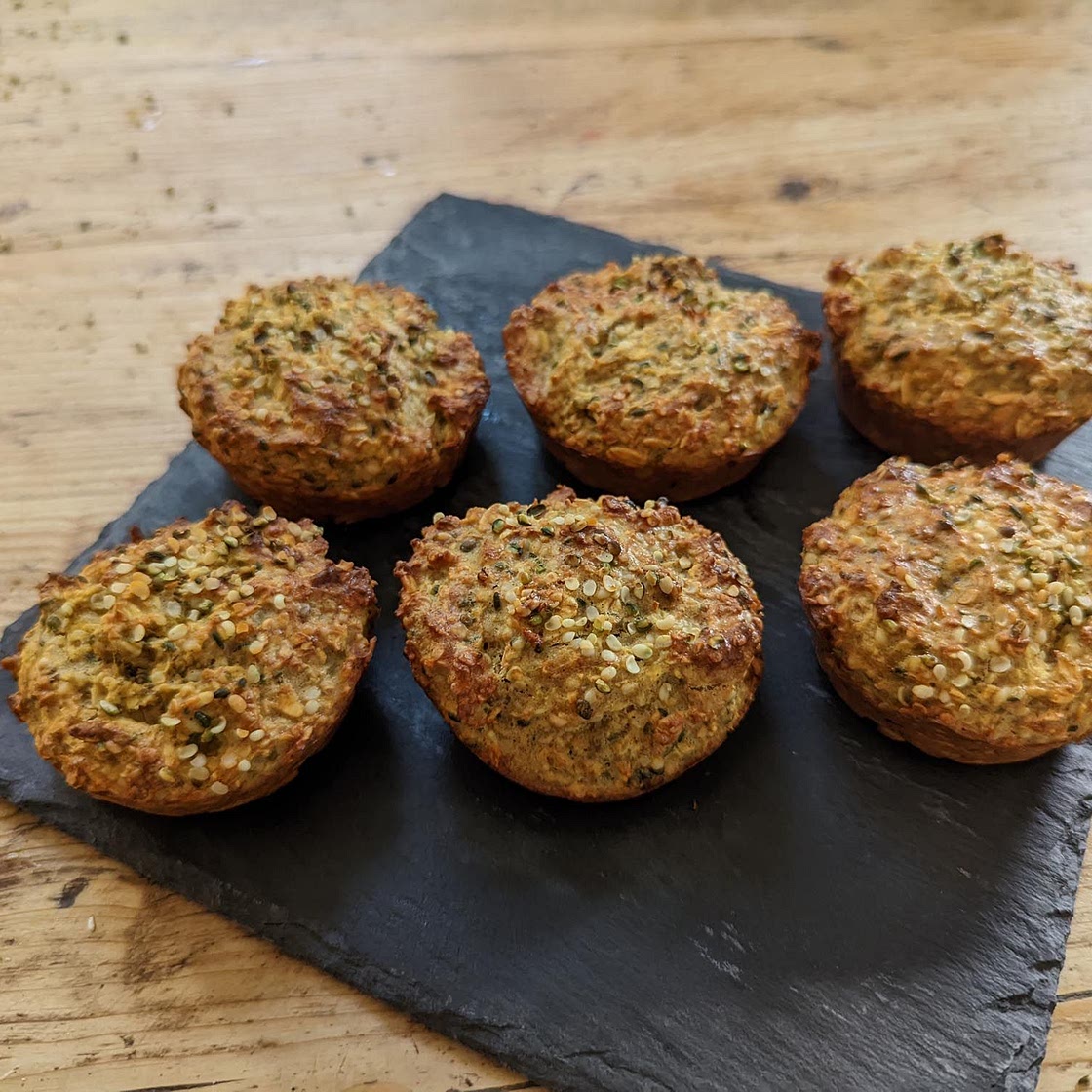 Breakfast Muffins - Banana Hemp & Oats - Hemp North UK
