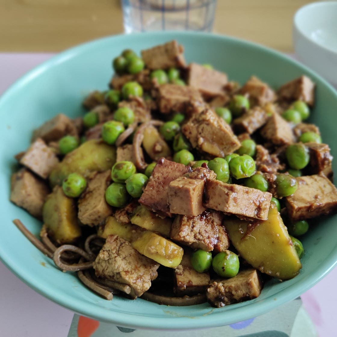 Vegan Black Bean Paste Soba