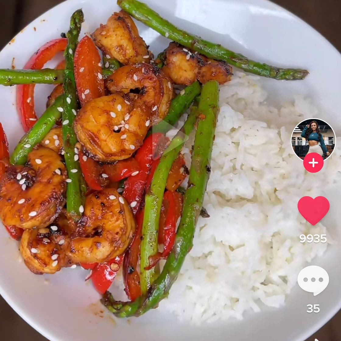 Spicy Honey Garlic Shrimp