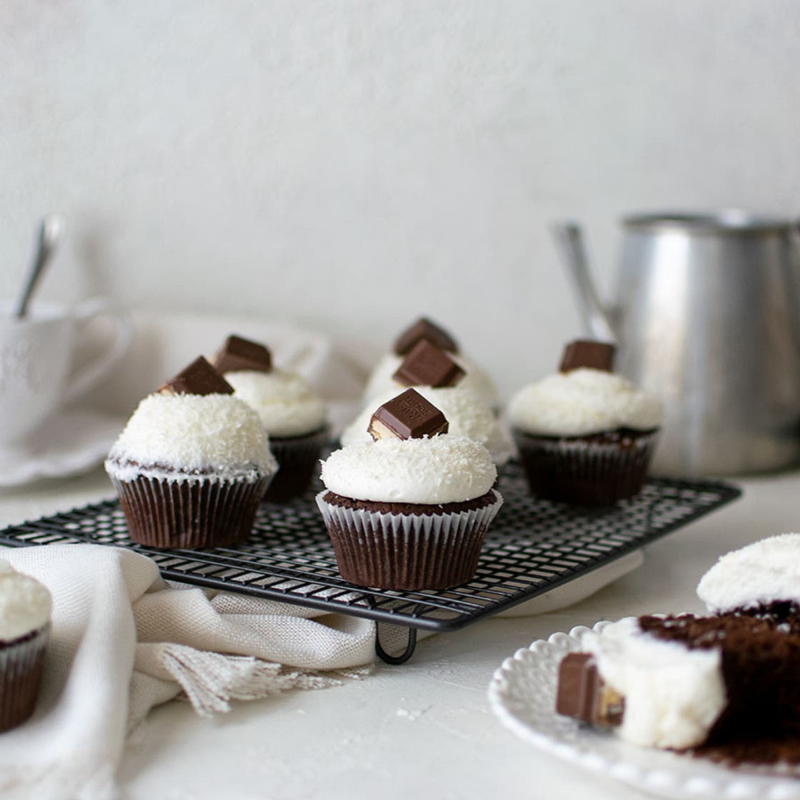 Cioccolato e Cocco Cupcakes 
