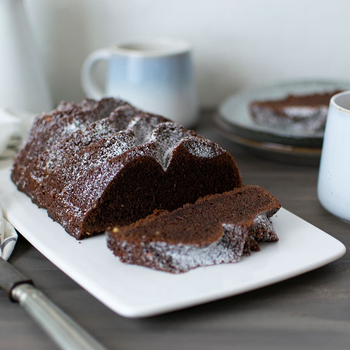 Plum-cake al Cioccolato e Mandorle Caramellate