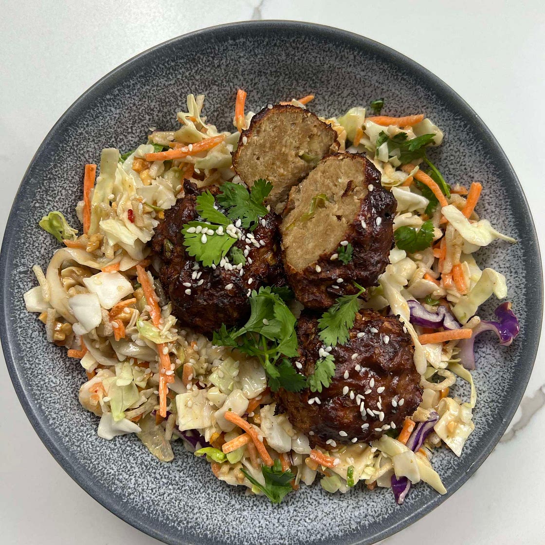 Air fryer Hoisin Chicken Meatballs 