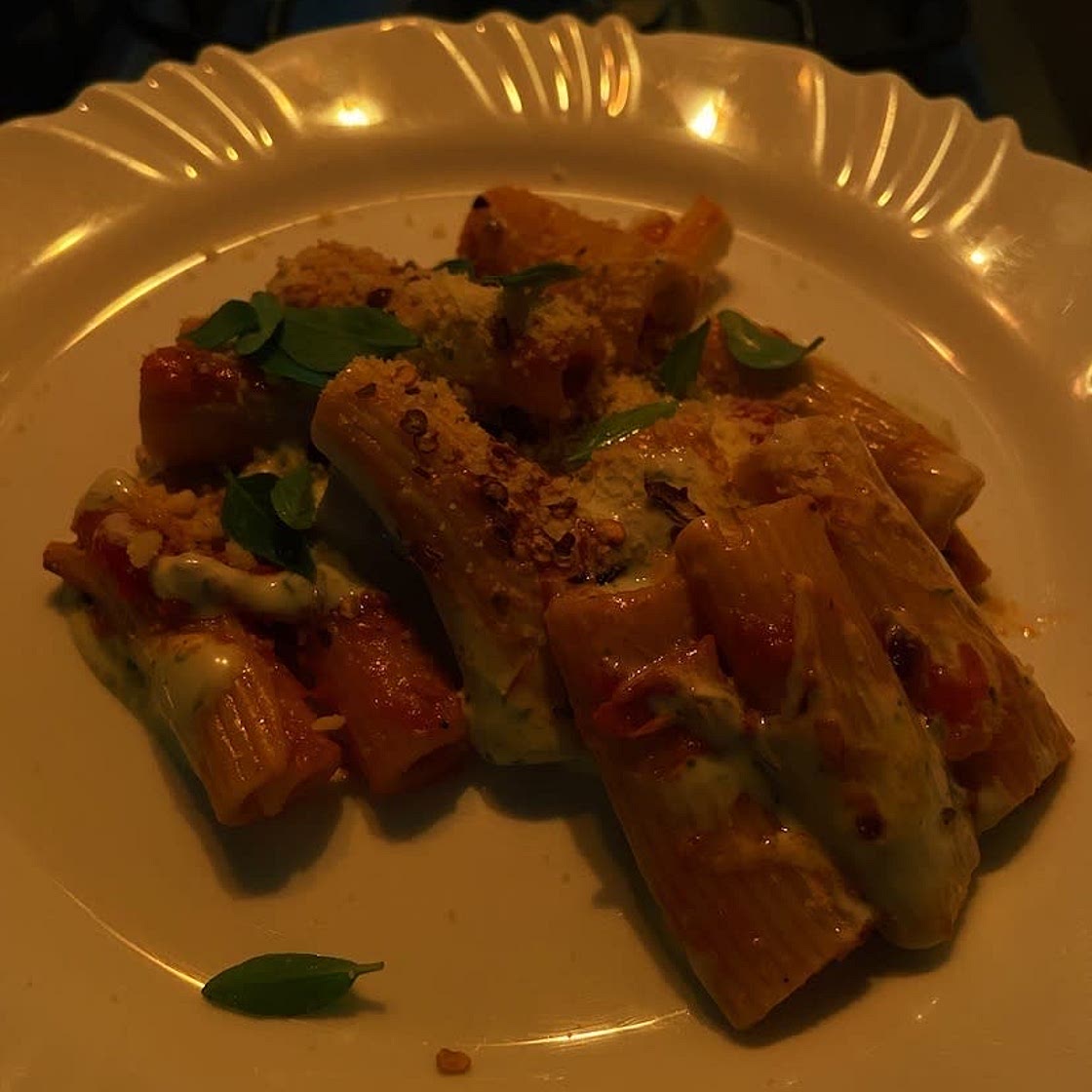 Spicy Rigatoni Alla Vodka