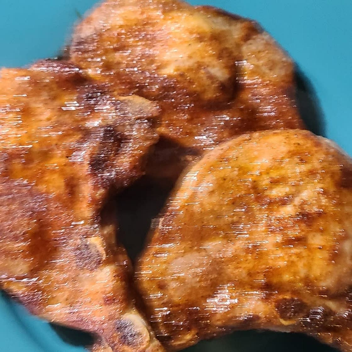 Best Damn Air Fryer Pork Chops