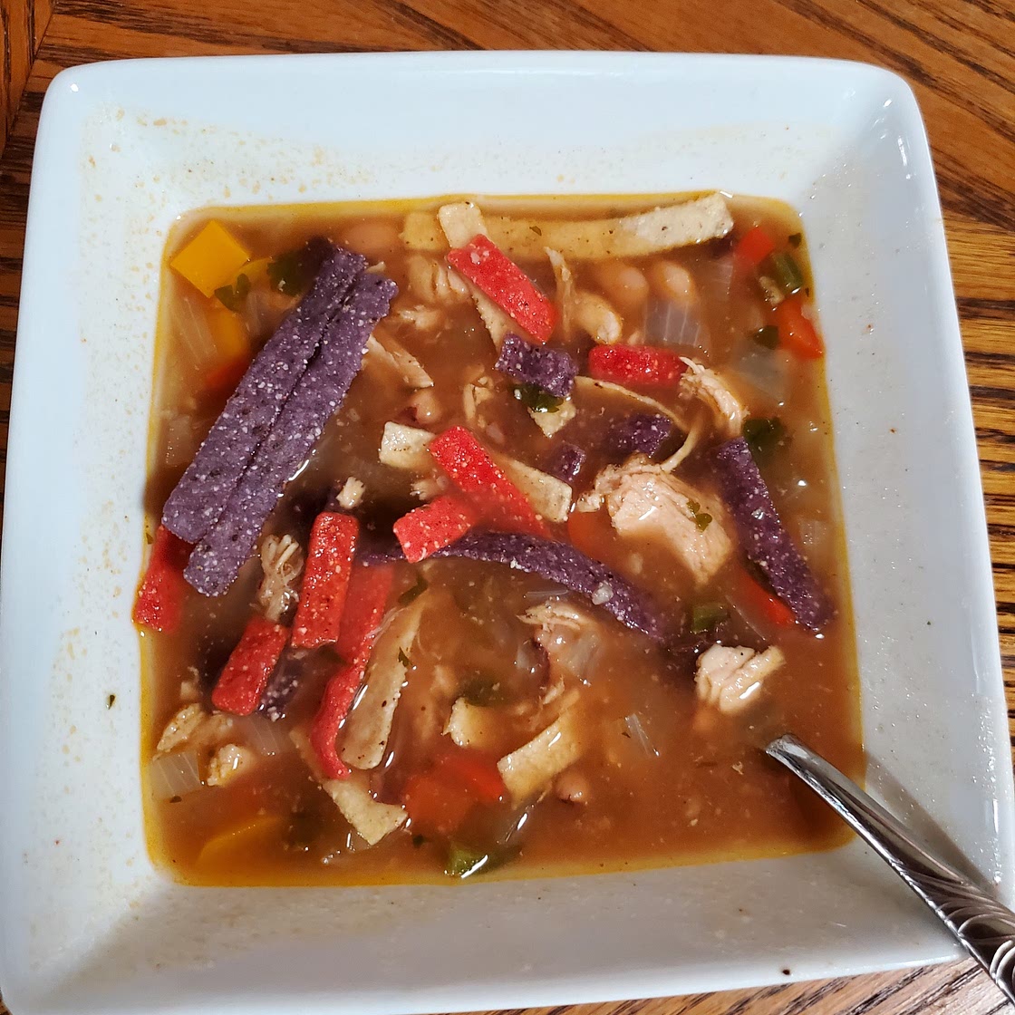 Pressure Cooker Chicken Tortilla Soup