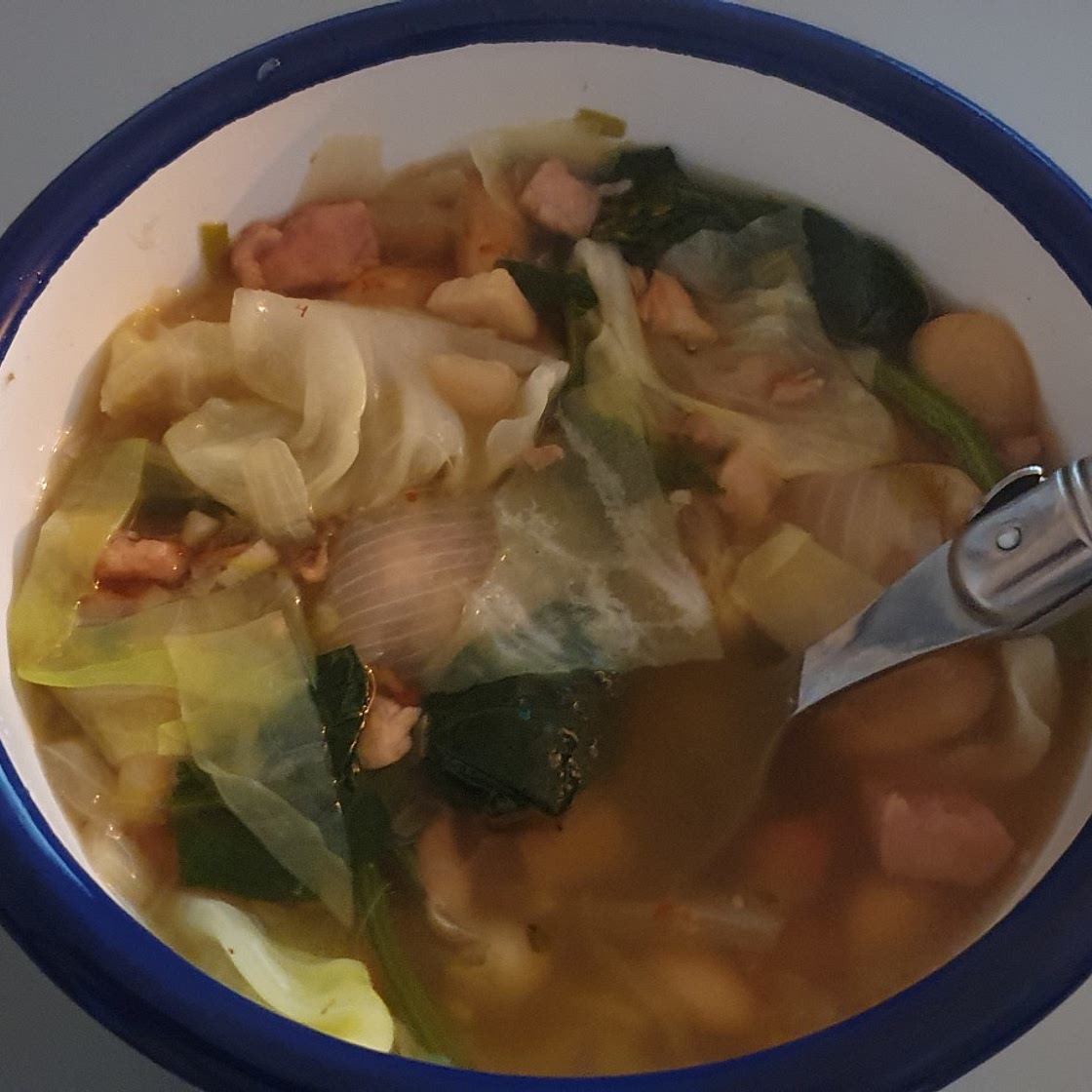 Bacon Bean and Cabbage Stew