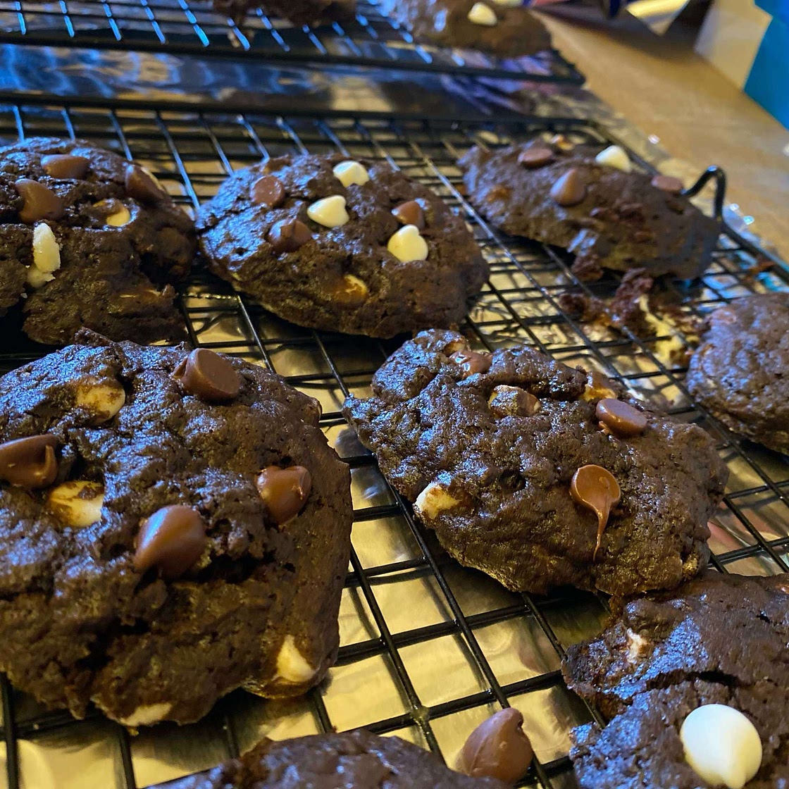 Double Chocolate Chip Cookies
