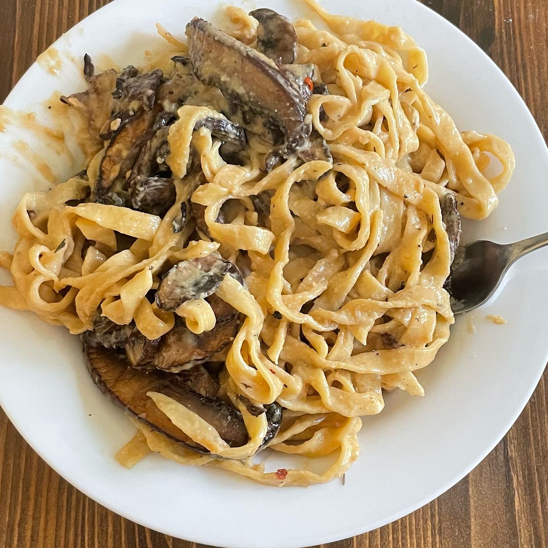 Miso-Mushroom Pasta