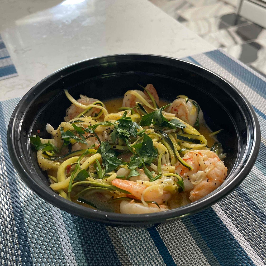 Zucchini Shrimp Scampi