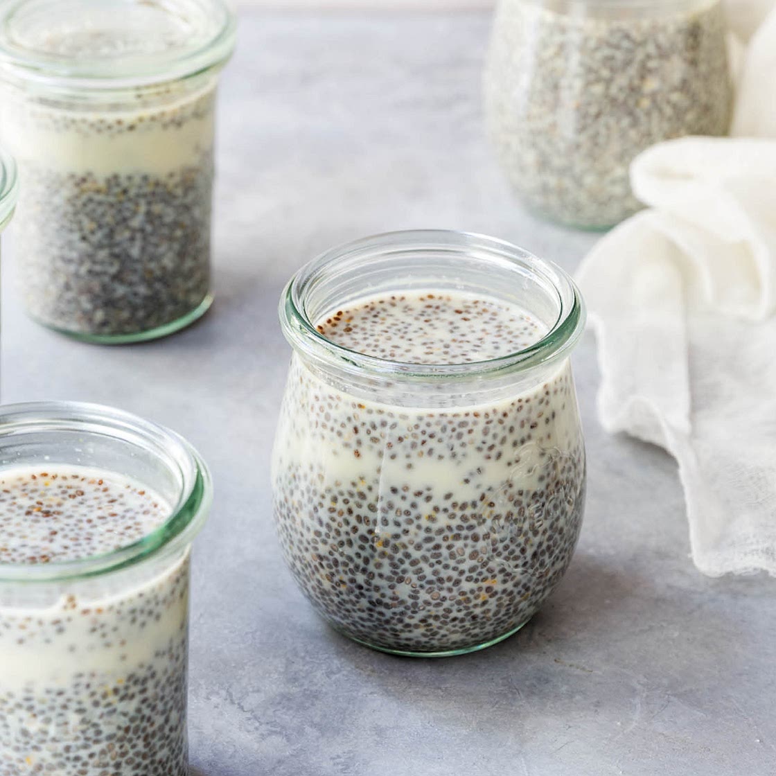 Orange Creamsicle Chia Pudding