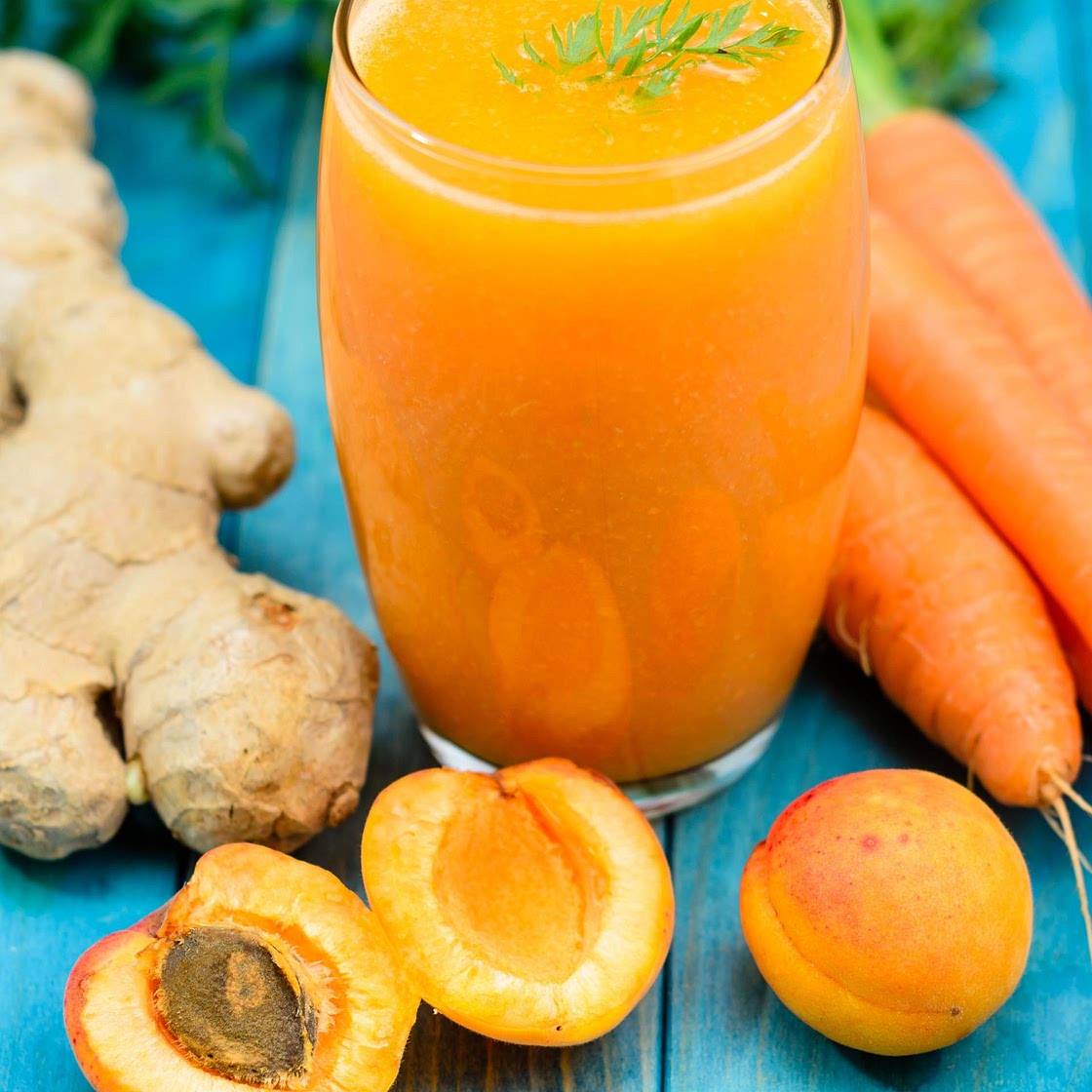 Orange Carrot and Ginger Hot Smoothie