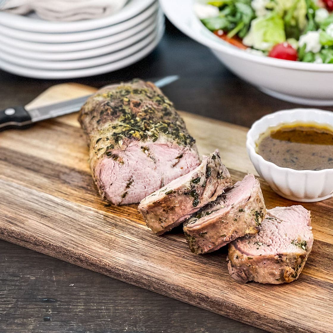 Baked Pork Tenderloin With Garlic Butter