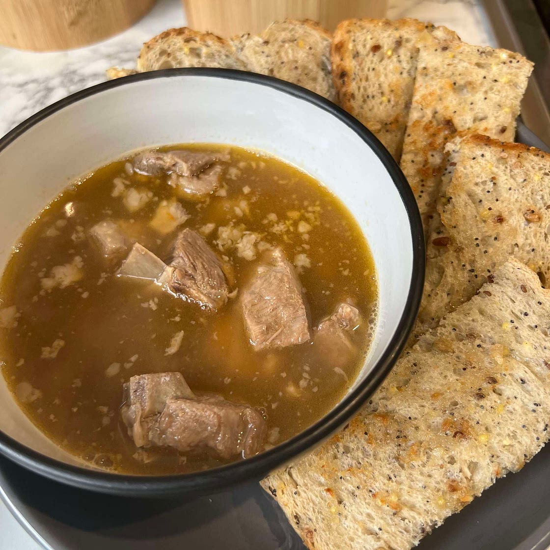 Peshawari Rosh / Mutton Soup 