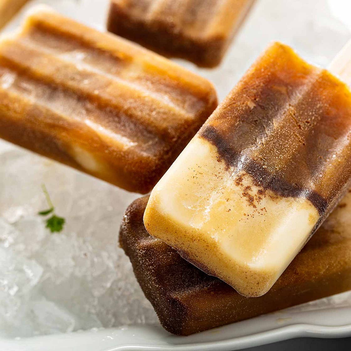 Brown Sugar Oat Milk Espresso Popsicles