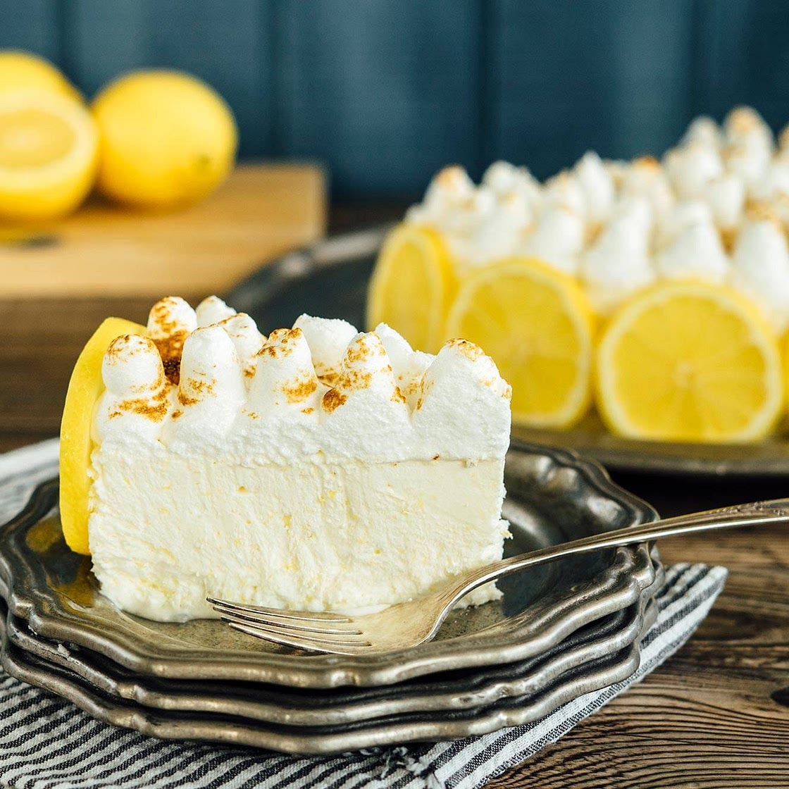 Lemon Semifreddo Cake