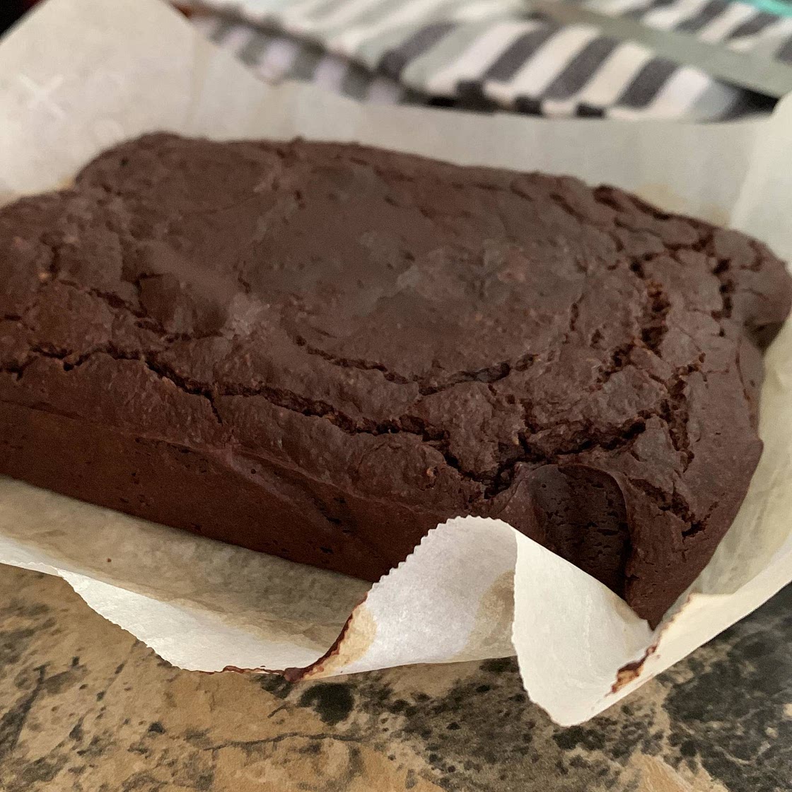 Healthy vegan brownie 
