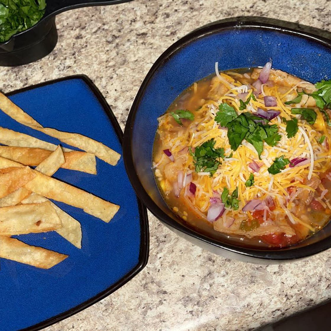 Vegetarian Tortilla Soup