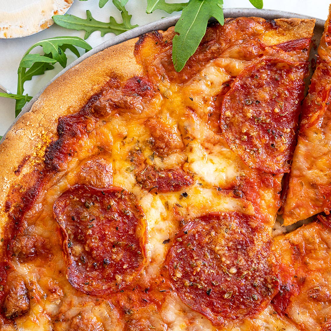 3-Ingredient Gluten Free Pizza Recipe (vegan, dairy free, low FODMAP)