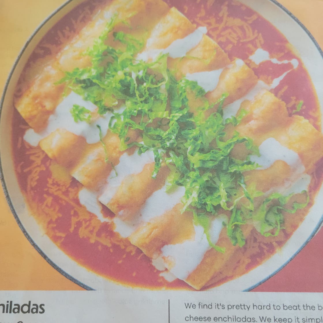 Saucy Beef & Cheese Enchiladas