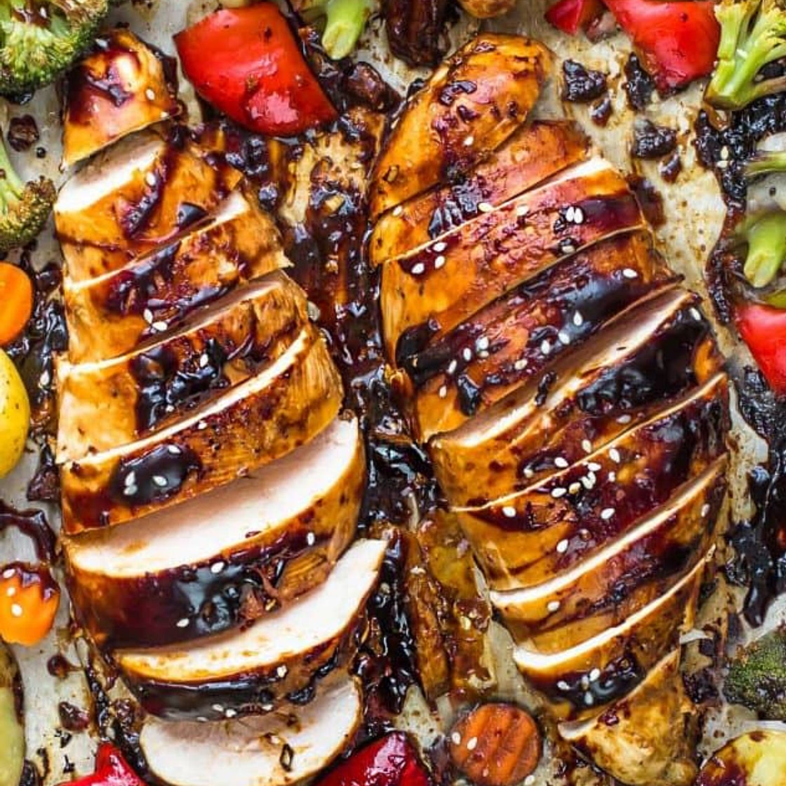 Sheet Pan Hoisin Chicken - Life Made Sweeter
