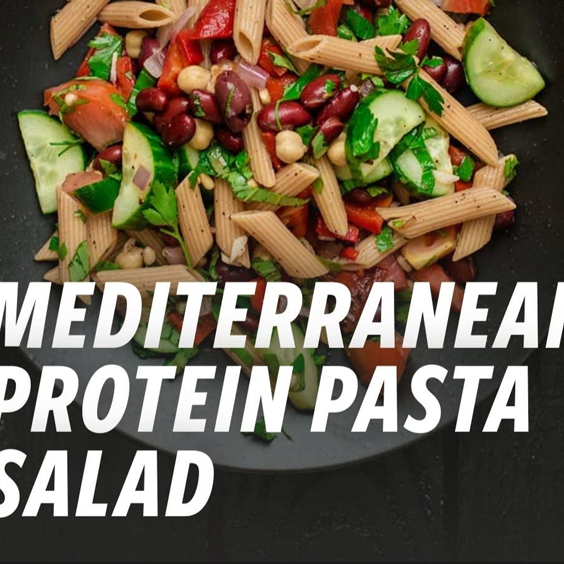 Mediterranean Protein Pasta Salad | The Game Changers