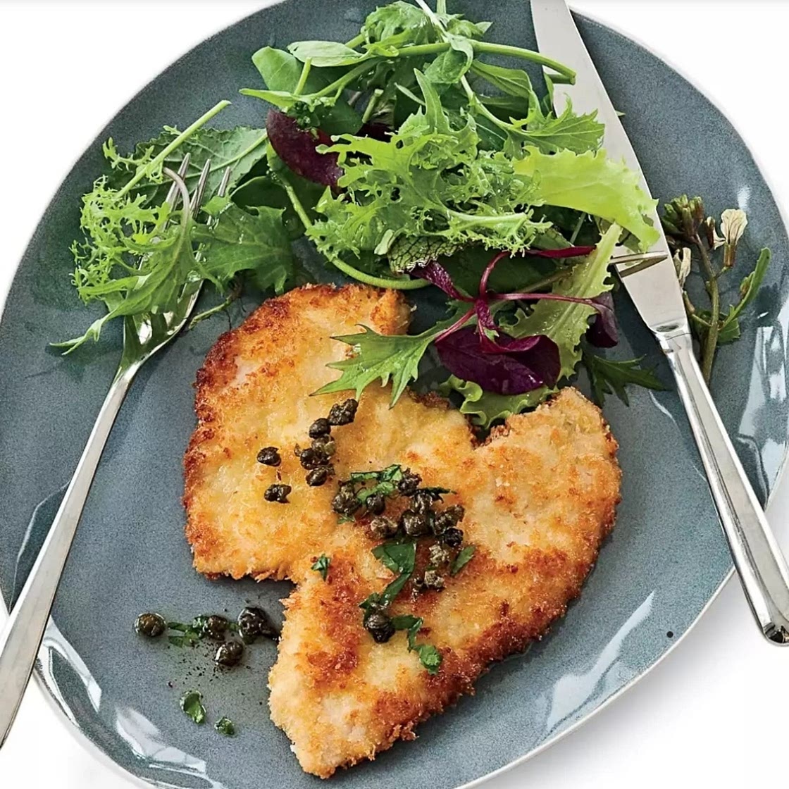 Panko-Coated Chicken Schnitzel