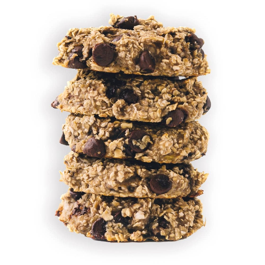 chocolate chip banana bread breakfast cookies
