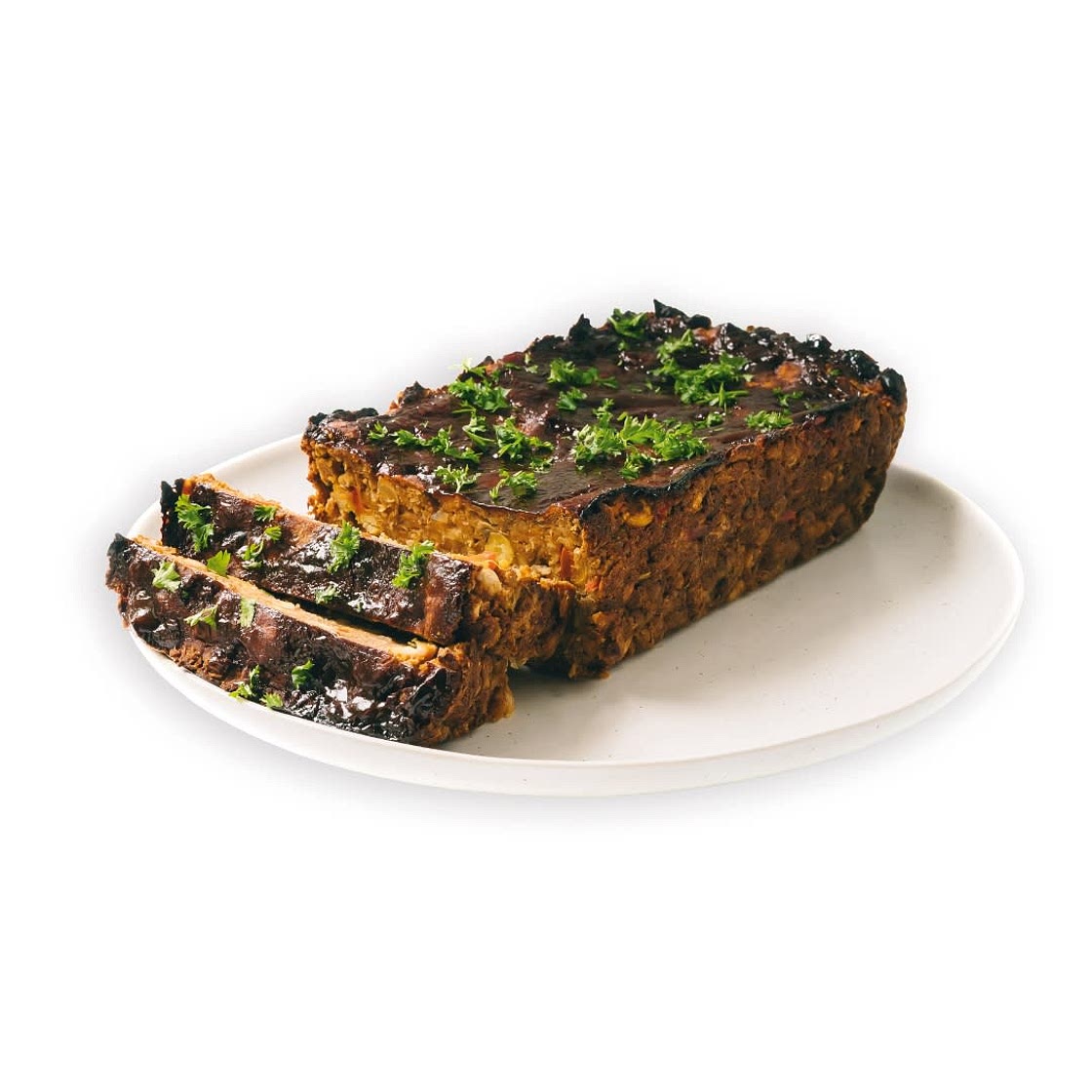 meaty vegan lentil loaf