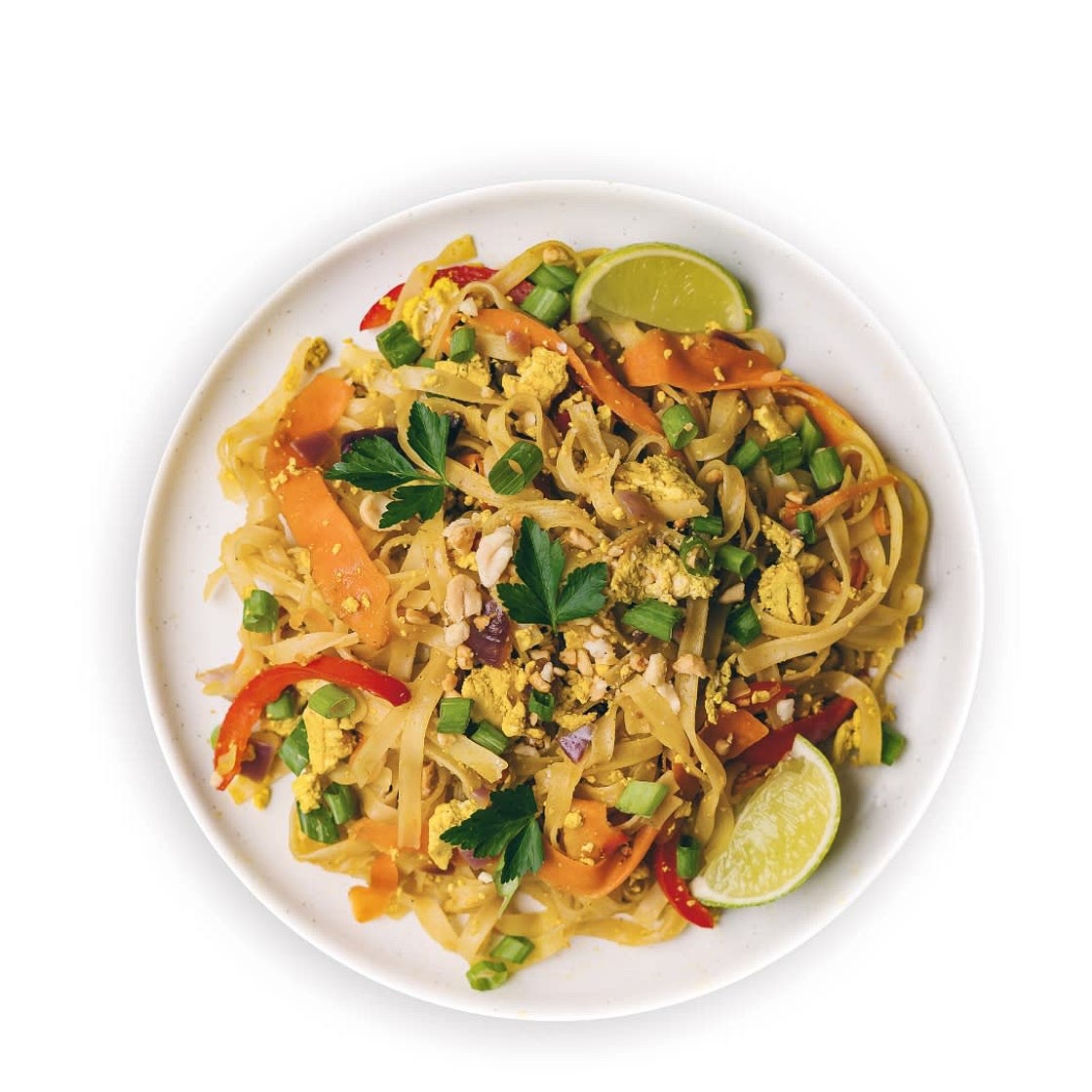 plant-packed pad thai