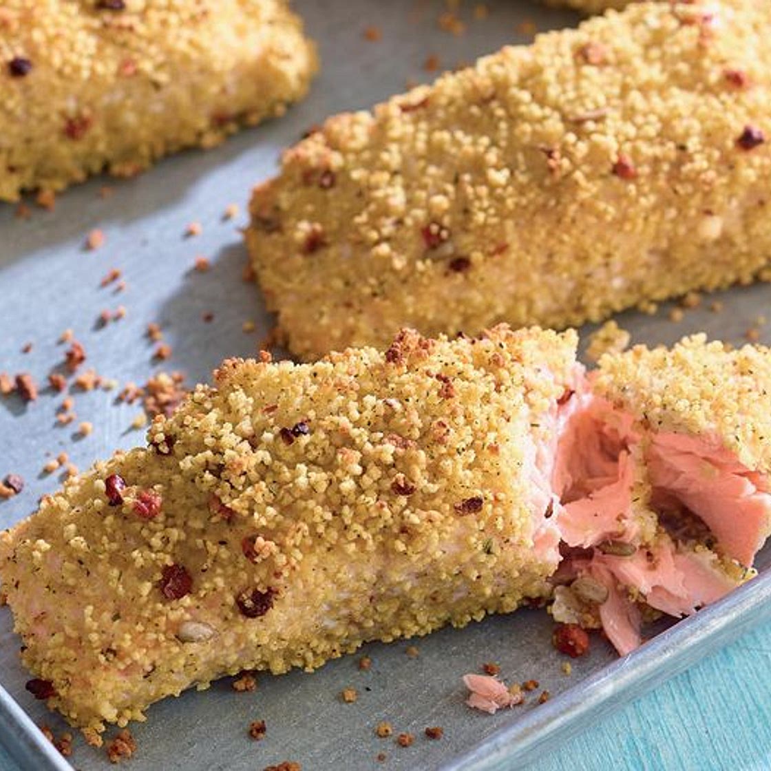 Couscous-coated Salmon