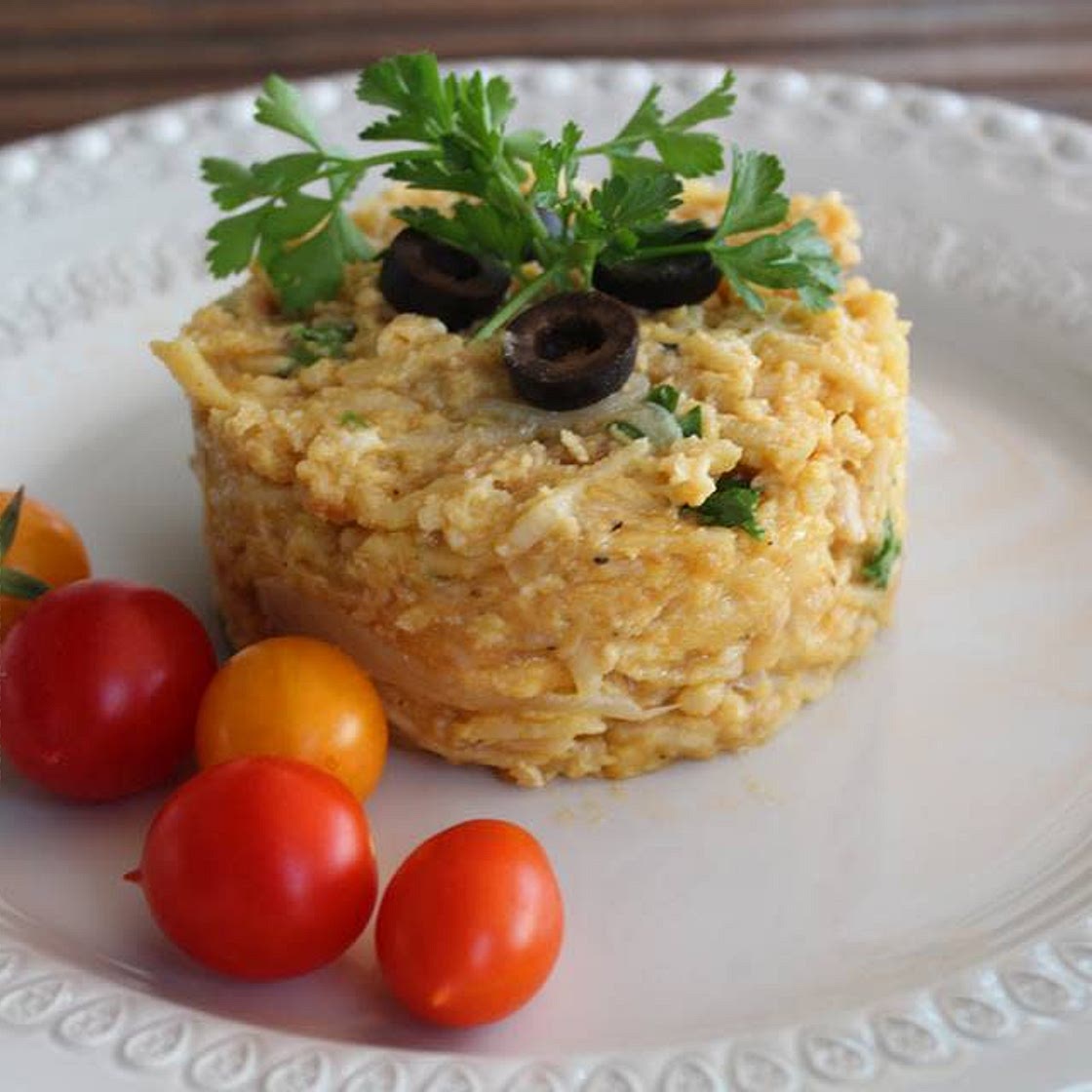 Alheira à Brás com bacon