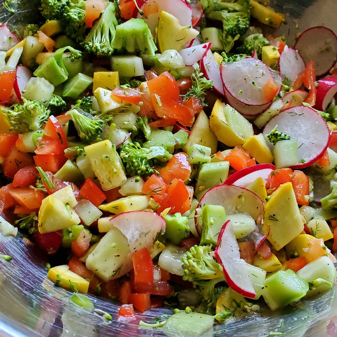 Veggie Herb Salad