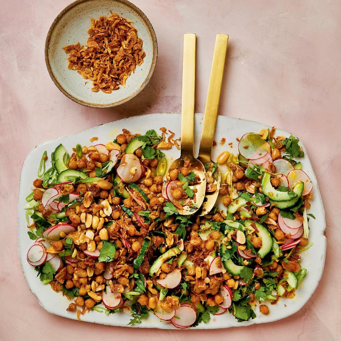 Miso and Peanut Butter Chickpeas